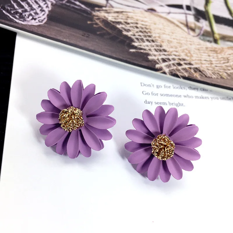 Женские серьги-гвоздики в виде цветка 1 пара | Украшения и аксессуары