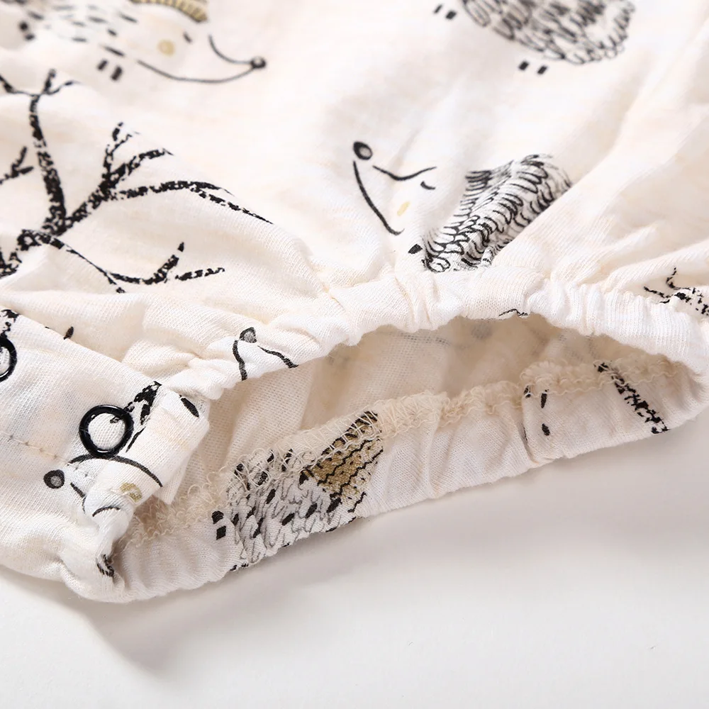 Летний детский комбинезон из хлопка с принтом Ежика милые ползунки унисекс | Мать