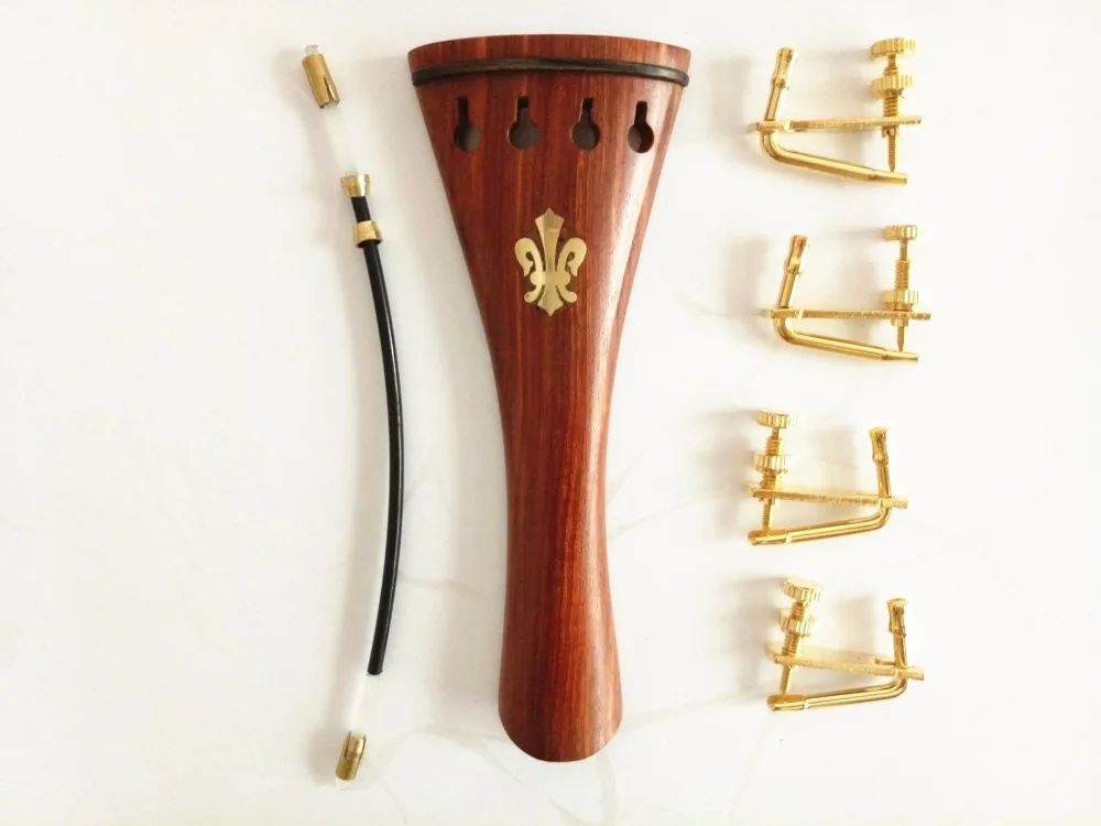 1 шт. набор 4/4 скрипка из розового дерева хвостовой фиксированный тонкие тюнеры