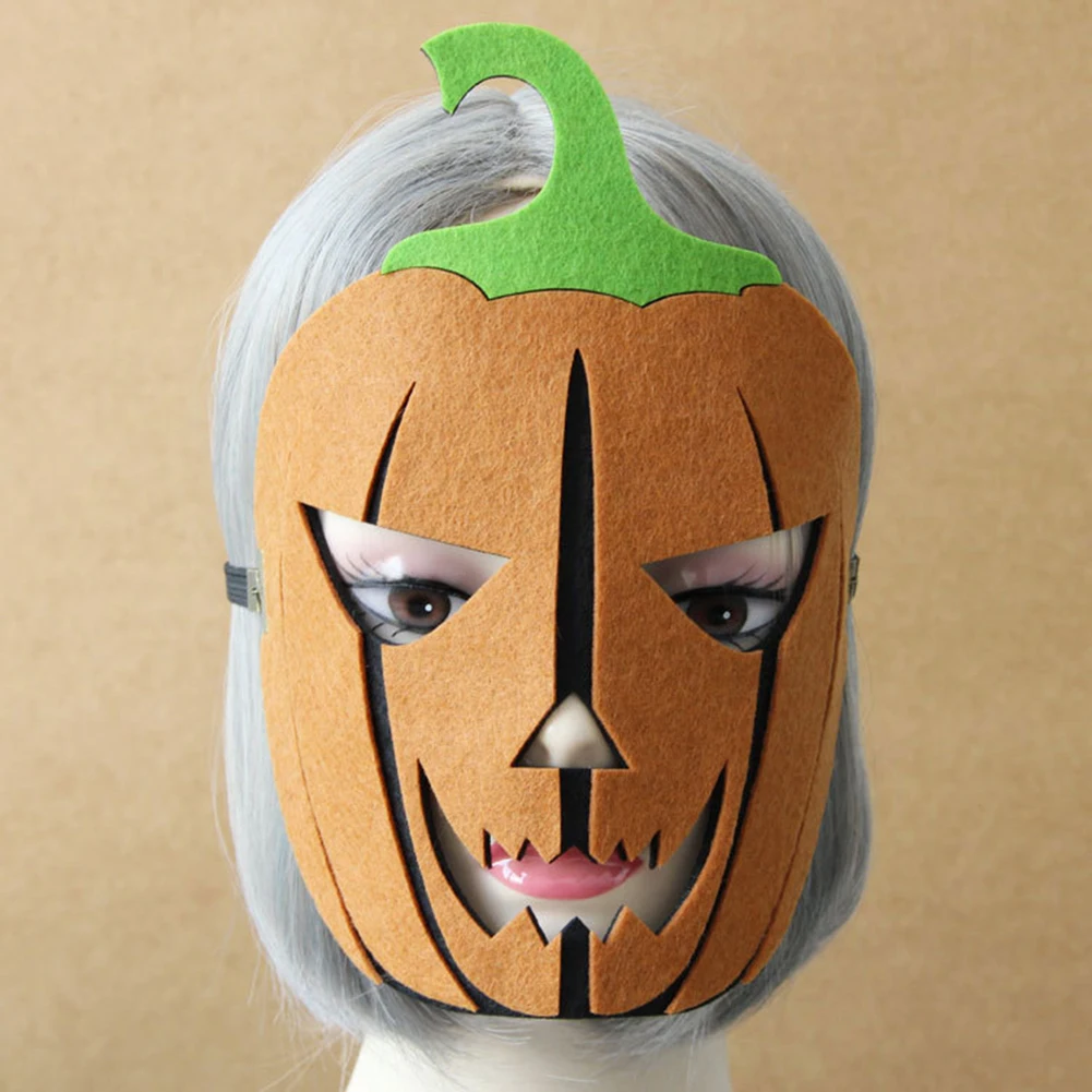 Funny Halloween Pumpkin Full Face Mask with Elastic Band for Masquerade Party | Дом и сад