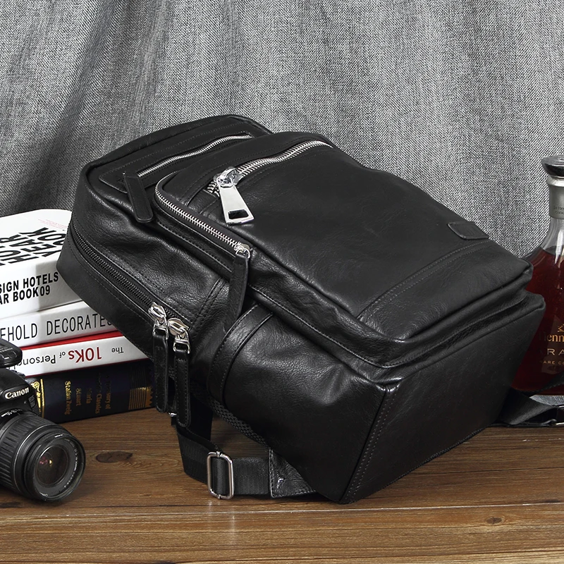 CROSS OX Портфель из искуственной кожи для мужчин Рюкзак подростков BK030|leather man backpack|men