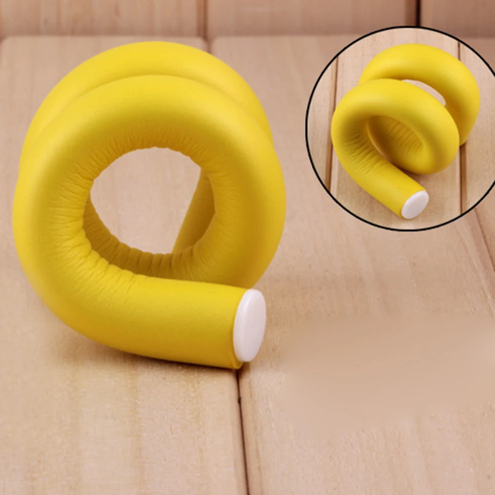 10 Pcs Simple Soft Foam Curler Makers Bendy Twist Curls Styling Hair Tool Set | Красота и здоровье