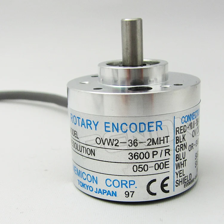 Новый OVW2 36 2MHT роторный энкодер внешний диаметр 38 мм вала 6 3600P/R ABZ|encoder 360| |