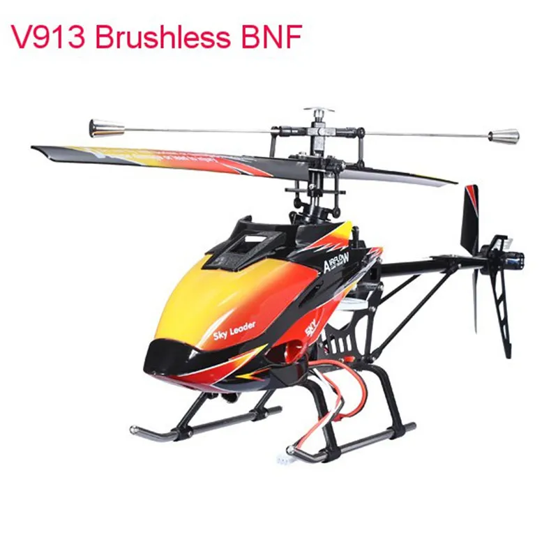 Оригинальный WLtoys V913 бесщеточная версия 2 4G 4CH 3D Действие RC вертолет BNF высокая