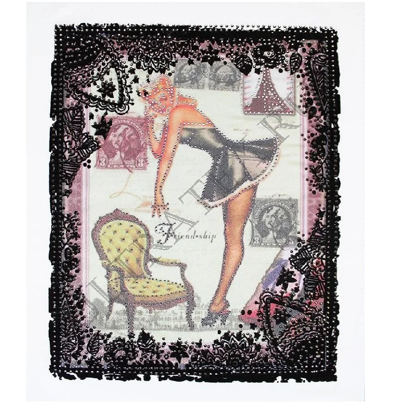 Heat transfer garment stickers Iron On Clothes Patches T-shirt Appliqued Garment Accessories DIY sewing handmade | Дом и сад