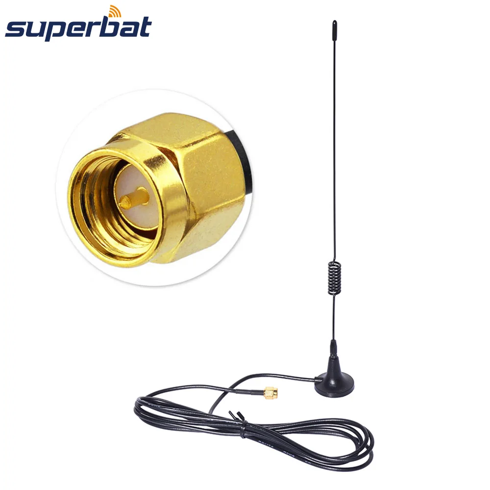Антенна с магнитным основанием Superbt 5dBi SMA Plug для USB адаптера RTL SDR RTL2832U R820T2|Антенны