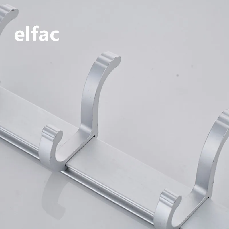 Elfac пять Крючки халат стены крюк Высокое качество Кухня Аксессуары для ванной