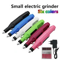 multi color grinding machine pen mini electric sander sanding machine gundam nail polishing tools eu plug