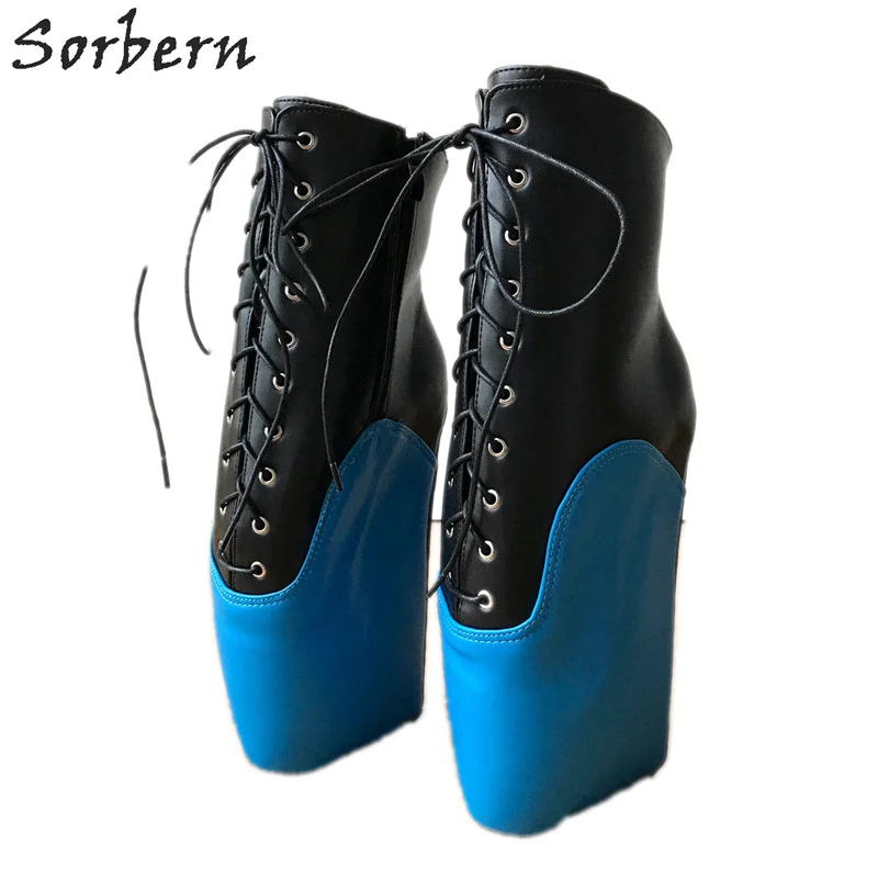 Женские ботинки на танкетке с острым носком высоком каблуке | Обувь