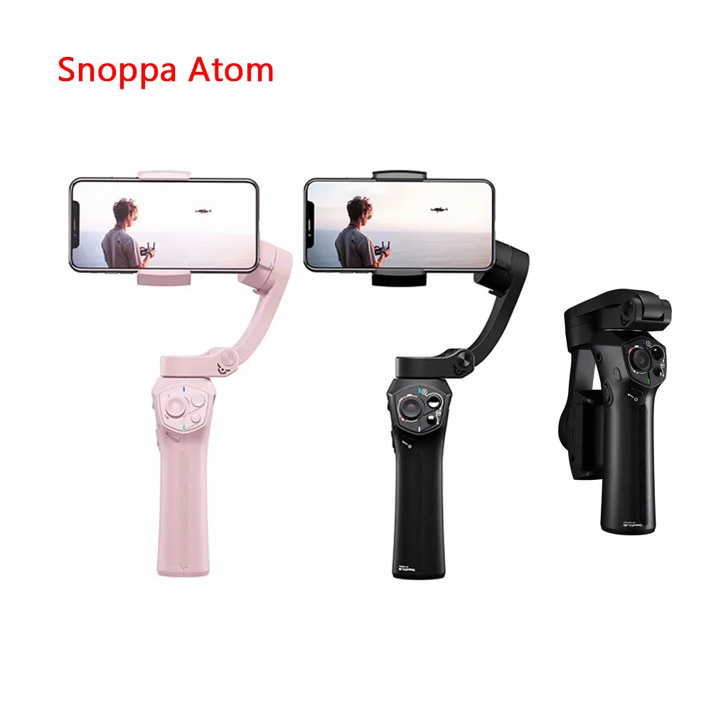 40usd купон Snoppa Atom 3 Axis Складной Карманный ручной шарнирный стабилизатор для камеры