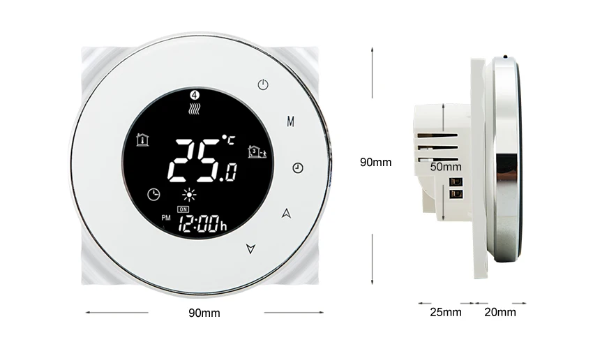 MJZM GL-6000-WiFi термостат для котла цифровой регулятор температуры подходит для Google Home автоматический контроль Котел Отопление WiFi термостаты