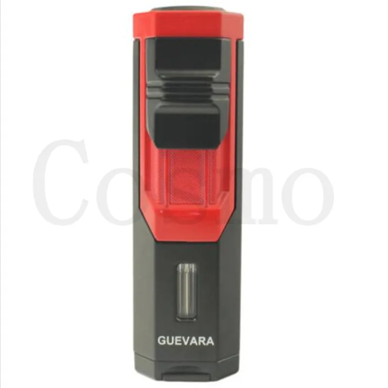 Guevara Новинка ветрозащитная Одиночная Зажигалка для сигары античный факел прямо в