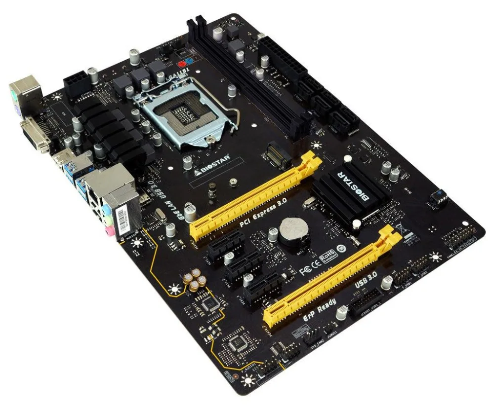 Материнская плата для настольного компьютера BIOSTAR TB150 PRO 1151 с поддержкой 2 DIMM DDR4 2133