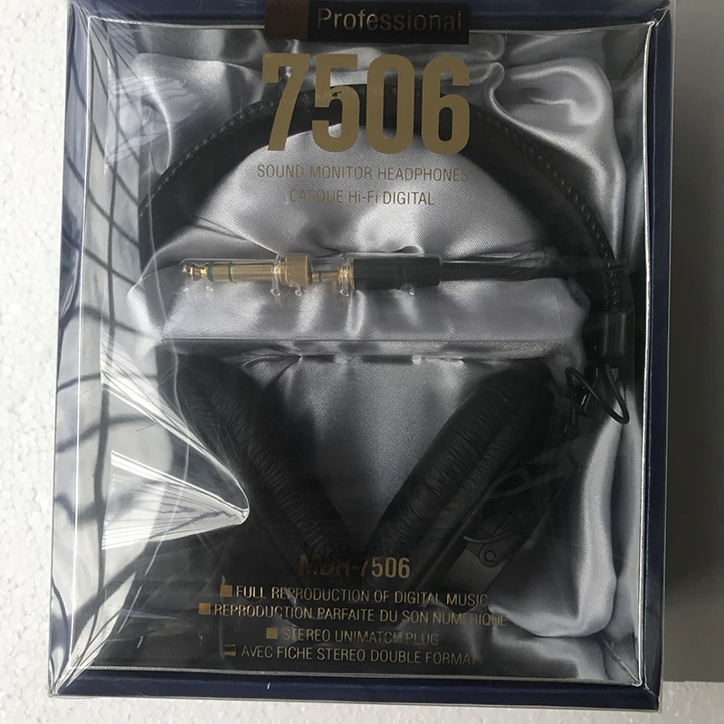 Профессиональные Большие мембранные наушники sony MDR7506