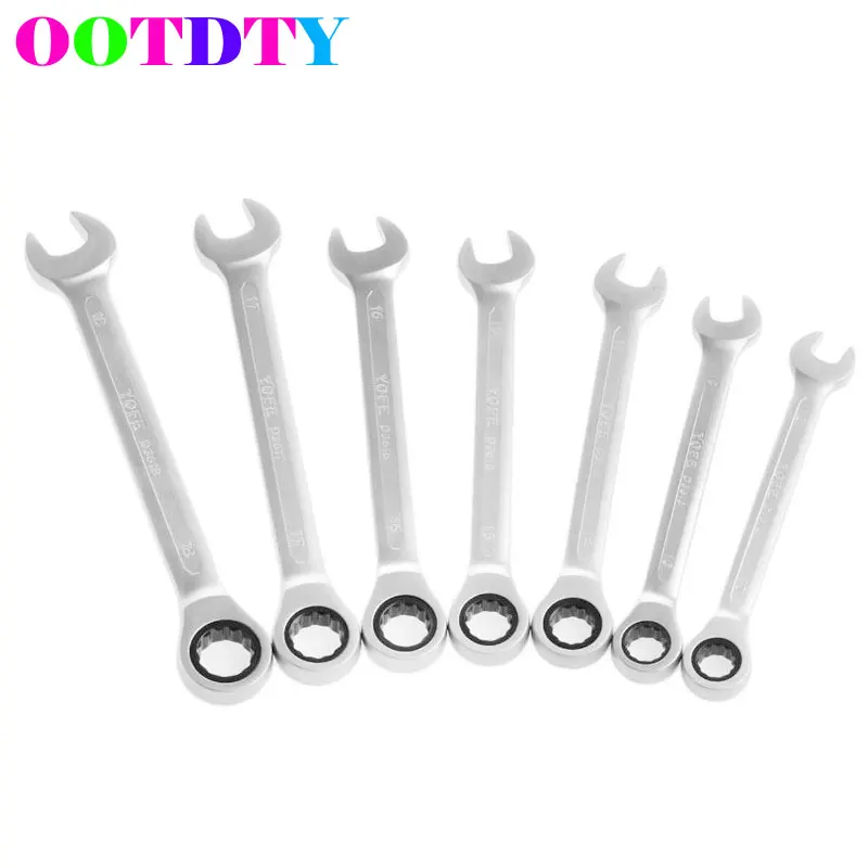 OOTDTY 6 мм 18 реверсивный Трещоточный ключ гаечный инструмент|reversible ratchet wrench|ratchet