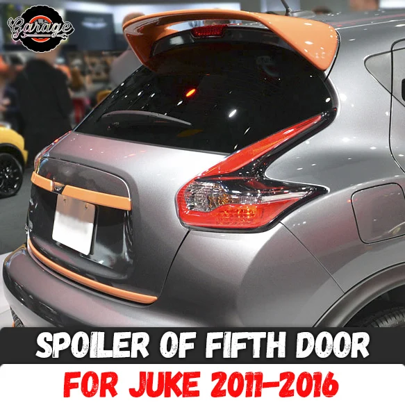 Спойлер на пятую дверь, чехол для Nissan Juke 2011-, АБС-пластик, спортивный стиль, аксессуары, тюнинг автомобилей, аэродинамическое крыло