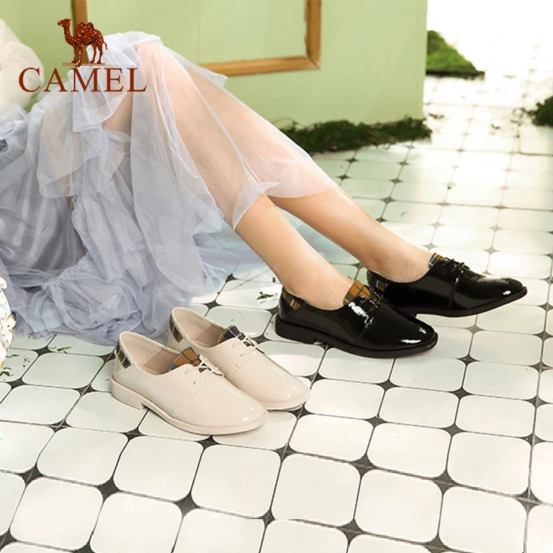 CAMEL New Women Retro Trend Single Shoes Fashion Leather Casual Dress For Laides Comfort Soft Pumps British | Обувь