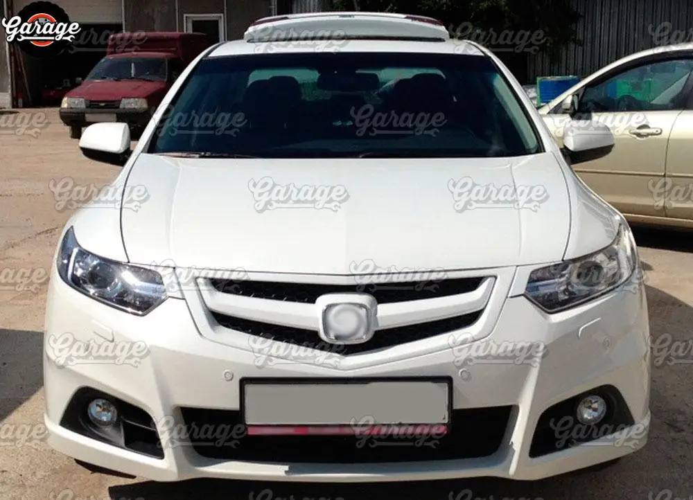 Чехлы для фар Honda Accord 8 2008 2011 пластиковые накладки из АБС пластика изгиб бровей