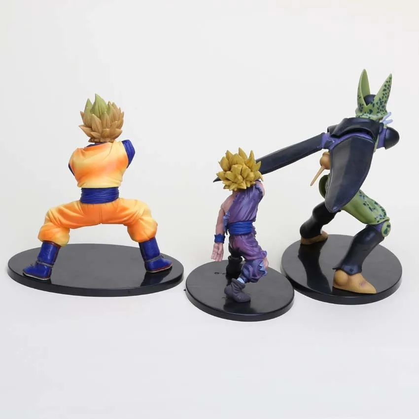 Аниме Драконий жемчуг Z фигура Супер Saiyan Cellulare Infanzia сына Гохан ПВХ фигурку Da Collezione