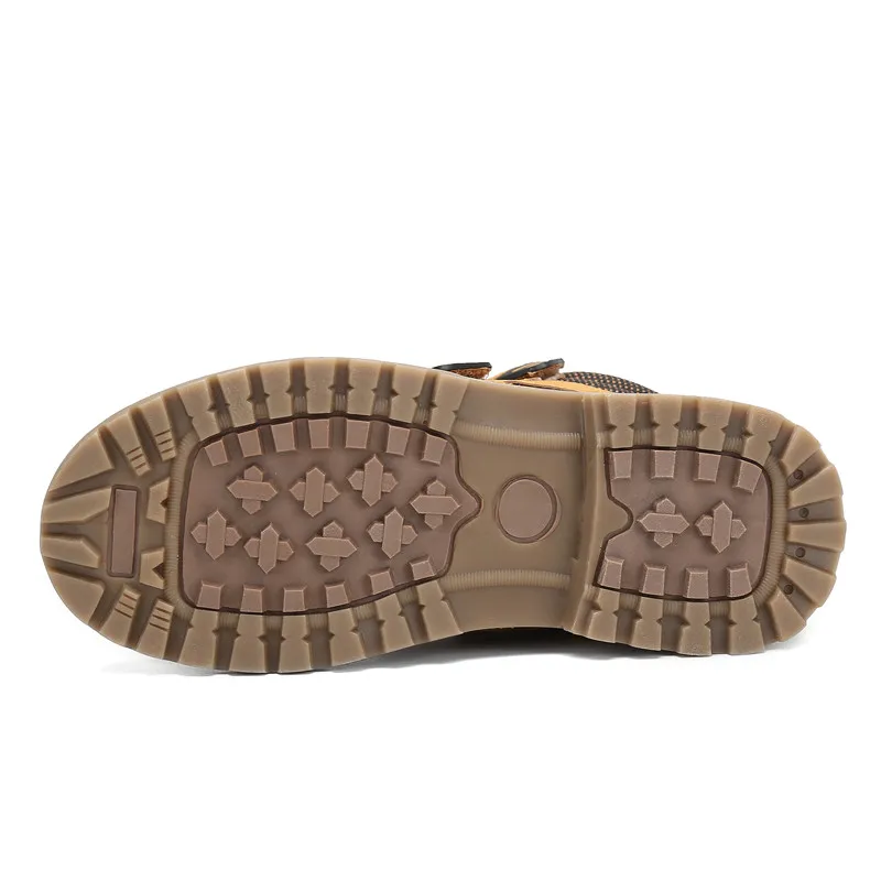 Зимние сапоги для мальчиков модная детская обувь Теплые ботильоны зимние