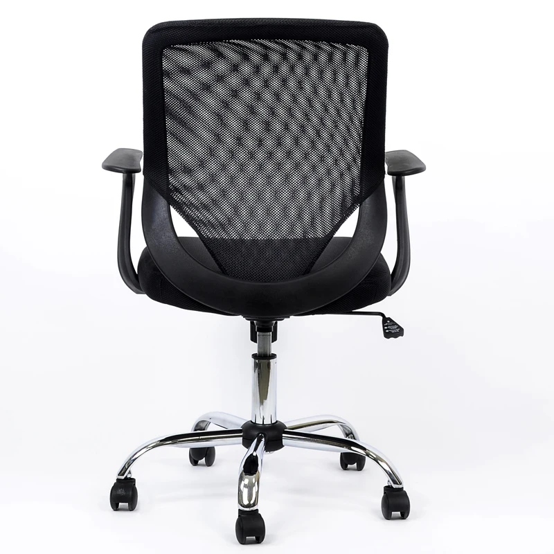 95150 Кресло для персонала Barneo K-139 черная ткань сетка высокая спинка кресло офисное