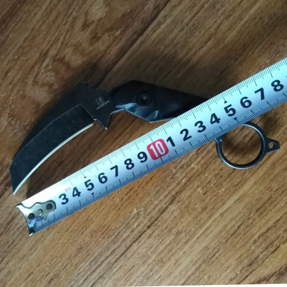 Тактический нож Karambit для кемпинга, выживания, охотничьи ножи, многофункциональные инструменты D2 лезвия с оболочкой Kydex