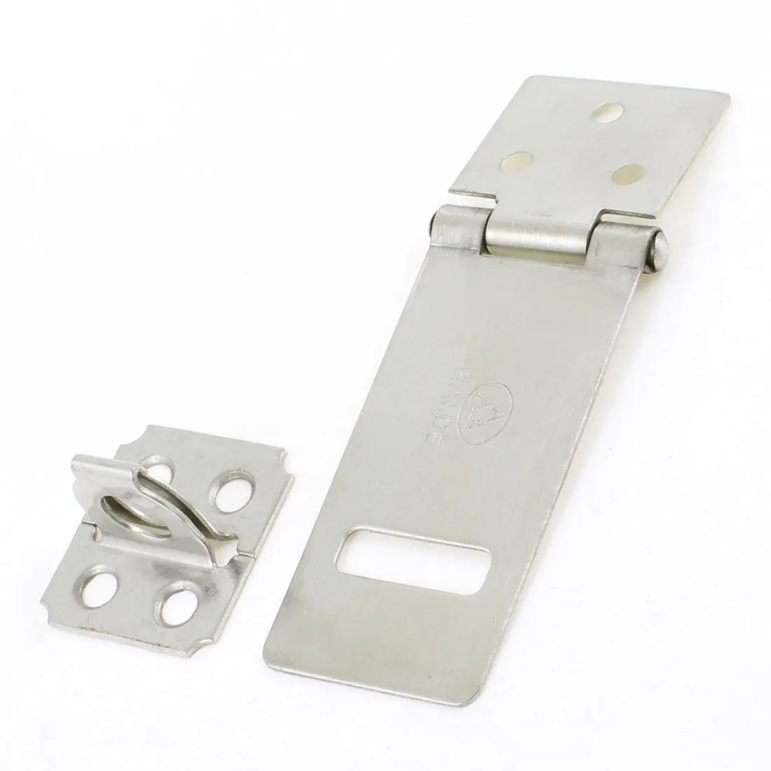 

UXCELL Door Safety 3.7" Silver Tone Stainless Steel Padlock Hasp Staple Set