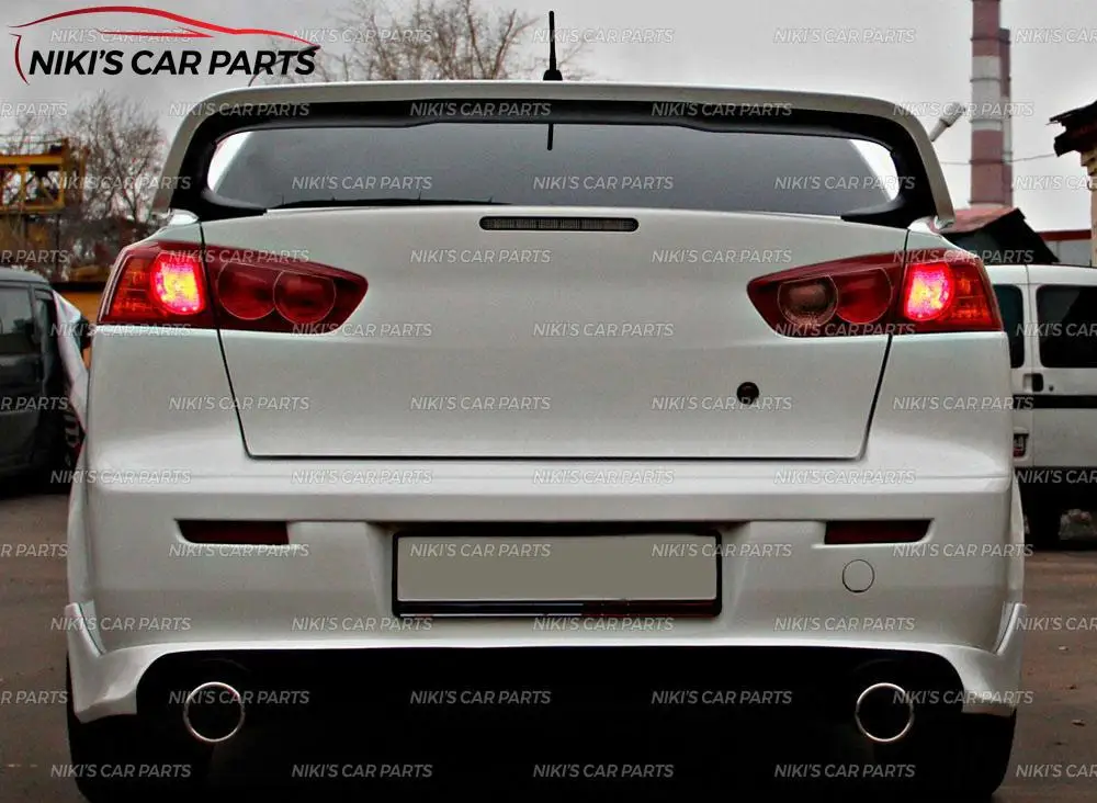 Спойлер для Mitsubishi Lancer X 2007- ABS пластик Высокая специальная Аэро крыло динамическое литье украшение автомобиля Стайлинг тюнинг