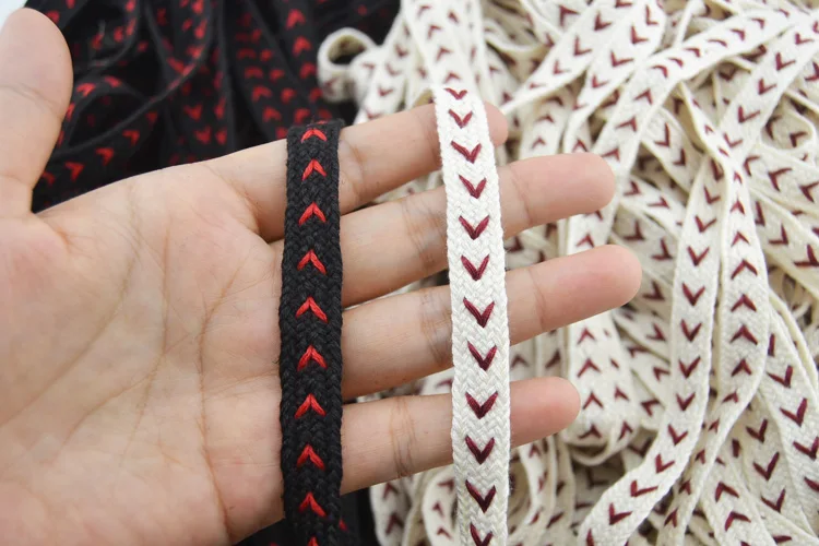 Полиэфирный Хлопок Плетеный без эластичных шнуров шнурок ремень веревка нить