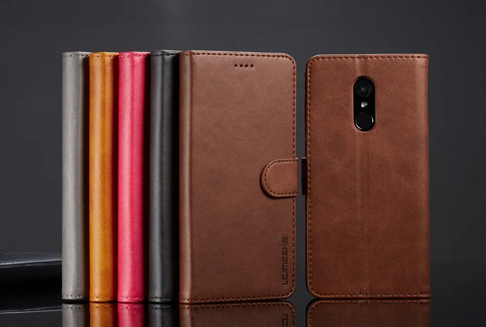 Чехол для Redmi 5, чехол для Xiaomi Redmi 5 Plus, кожаный чехол-бумажник, чехол для телефона Xiaomi Redmi 5, роскошный кожаный чехол-книжка, чехол