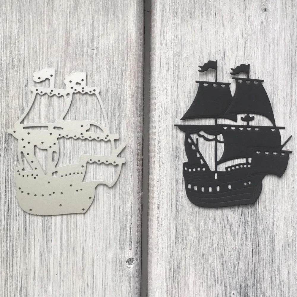 ArtScrap пиратский корабль для мужчин металлические Вырубные штампы Скрапбукинг