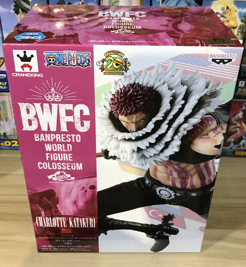 Оригинальный цельный OP Banpresto world рисунок Колизей Charlotte Katakuri фигурку ПВХ модель