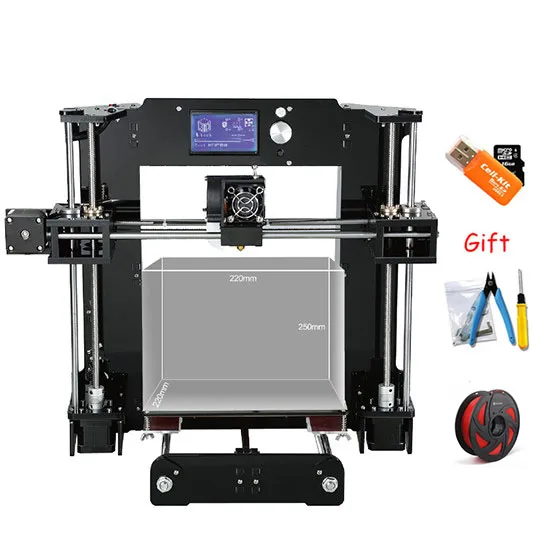 A6-1KG Шэньчжэнь завод дешевые 3d принтер Высокая точность Anet A6 A8 A2 3d принтер Reprap Prusa i3 печатная машина в CZ/US/CN склад - Цвет: A6-1KG