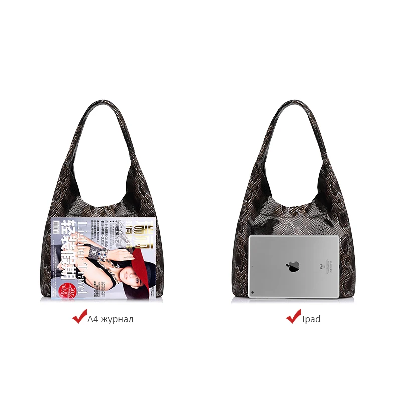 Большая Женская сумка на плечо из натуральной кожи REALER|leather handbags|large totewomen leather