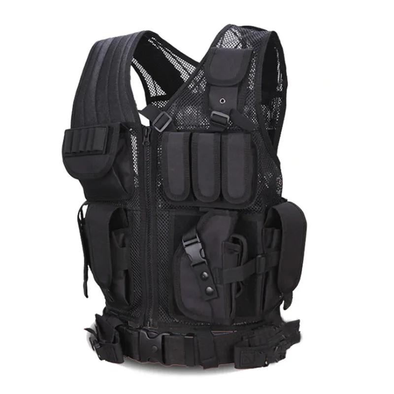 Военный Тактический полицейский жилет уличный охотничий CS игровой мягкий
