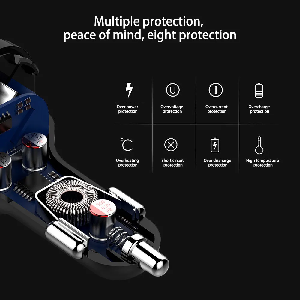 Автомобильный fm трансмиттер AOSHIKE mp3 плеер Bluetooth автомобильный комплект модулятор