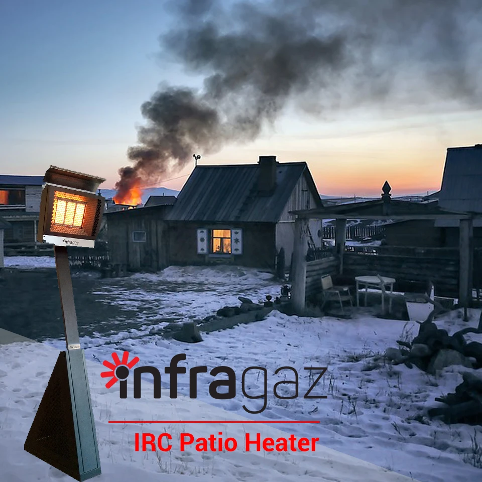 Наружный портативный газовый обогреватель садовый инфракрасный наружный