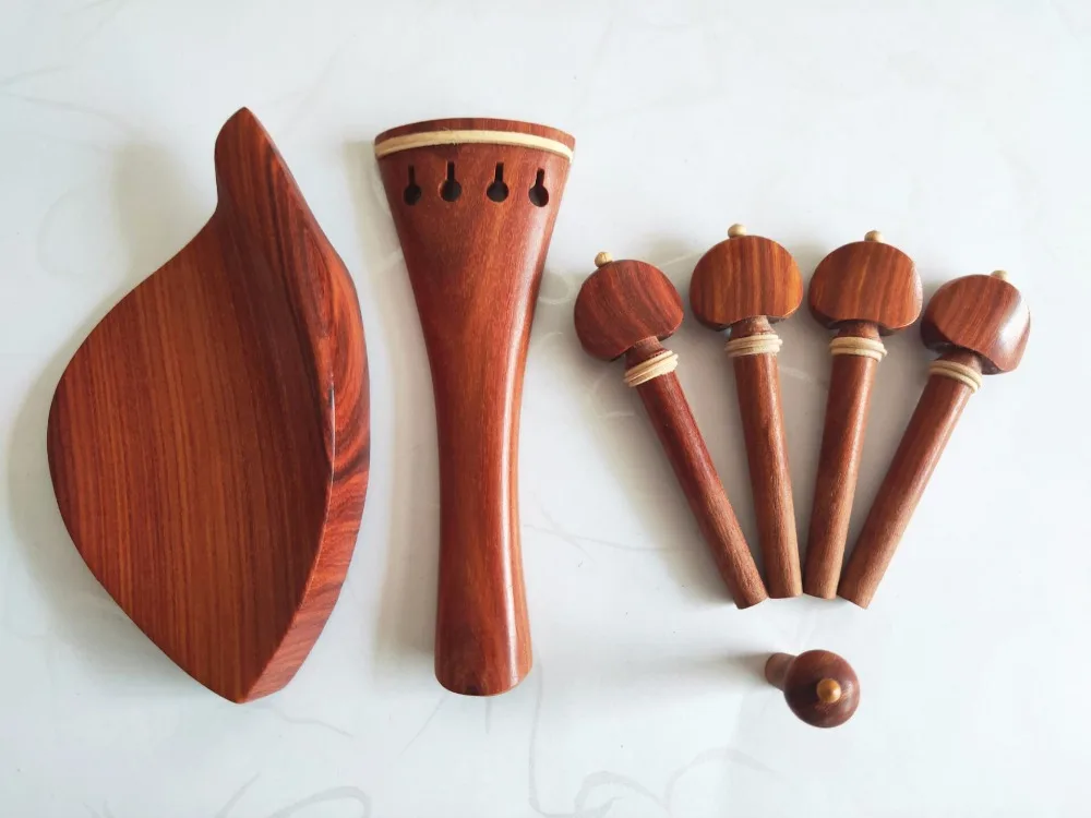 

1 Sets of Fine Rosewood 4/4 Violin Parts,violin accessories