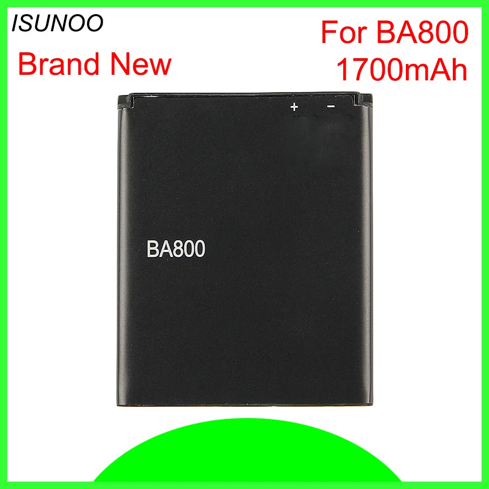 Аккумулятор ISUNOO 1700 мач BA800 для Sony Xperia S LT25i V LT26i AB 0400 аккумулятор