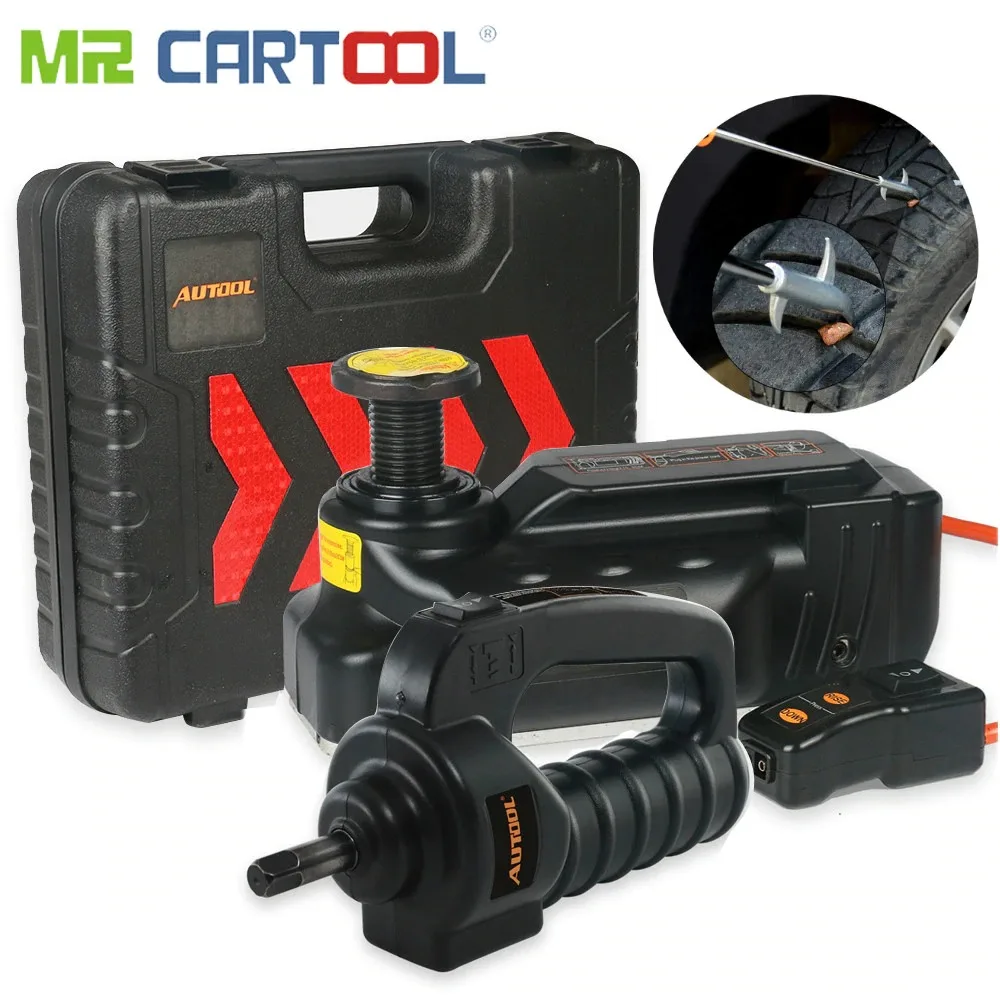 Mr Cartool 12V DC 3 T Электрический автомобильный домкрат гидравлический внедорожник
