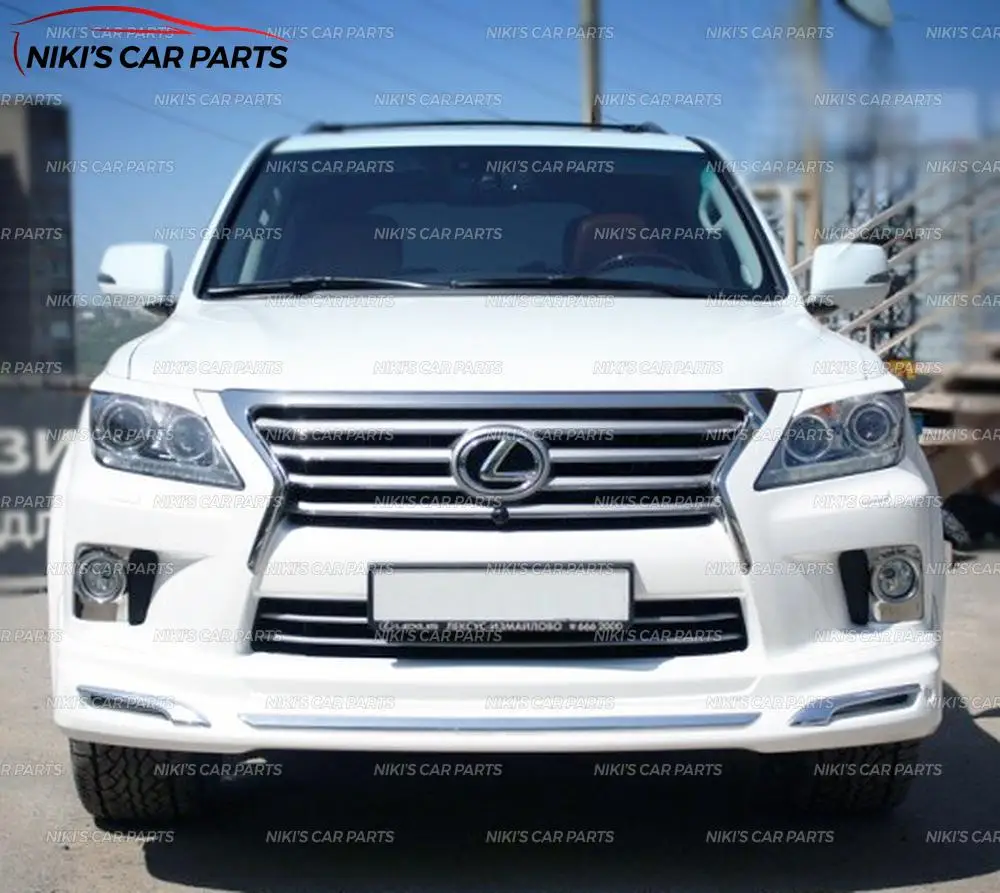 Чехол для передних фар Lexus LX 570 FL 2012 2015 пластиковые ресницы из АБС пластика