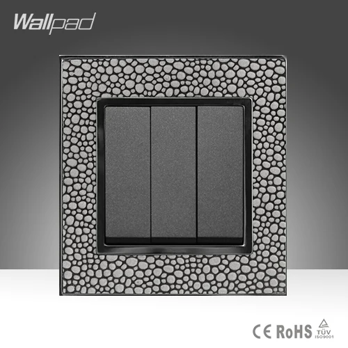 Гостиничная система Wallpad жемчужная кожаная рамка 110 250 В 16 А 3 х клавишный 1 ходовой