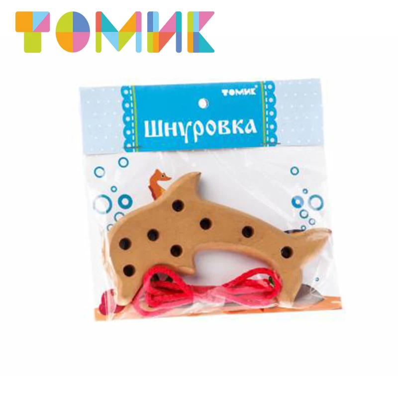 Шнуровка &quotДельфин&quot (3 детали) ТОМИК | Игрушки и хобби