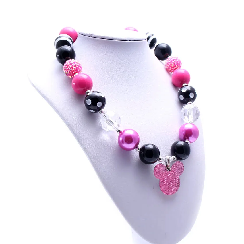 Новинка мультфильм ожерелье для девочек/Детские Коренастый Jewlery ожерелье Bubblegum Gumball бусы ожерелье оптом