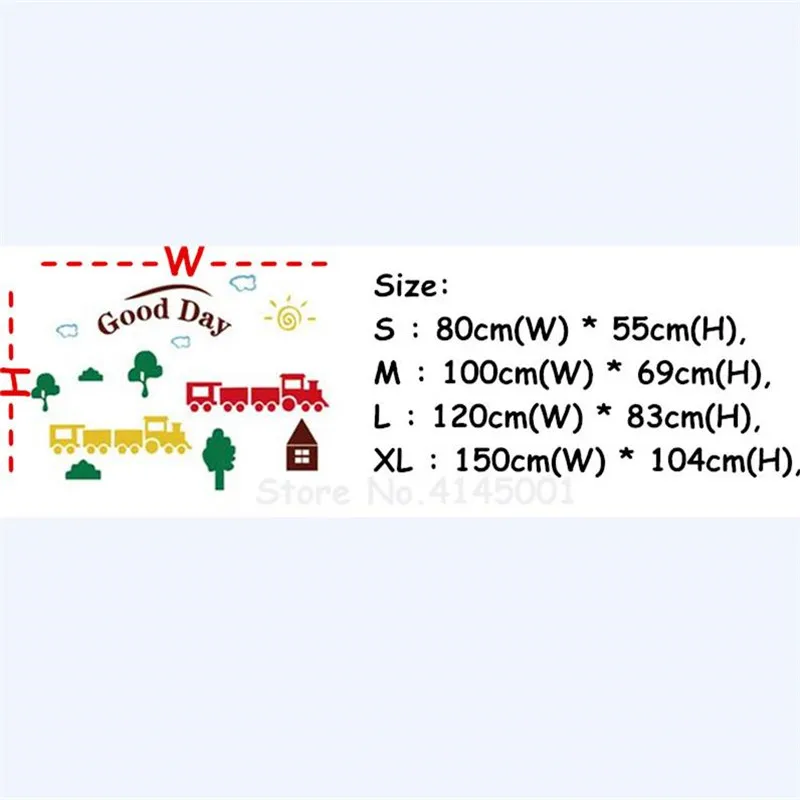 2018 Hand DIY Happy Train Acrylic wall stickers 3D stereoscopic cartoon children's room bedroom wall sticker decorated pattern