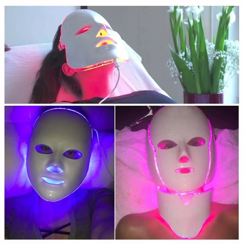Дропшиппинг 1 шт. фотодинамический светодиодный Спа маска для лица домашнего