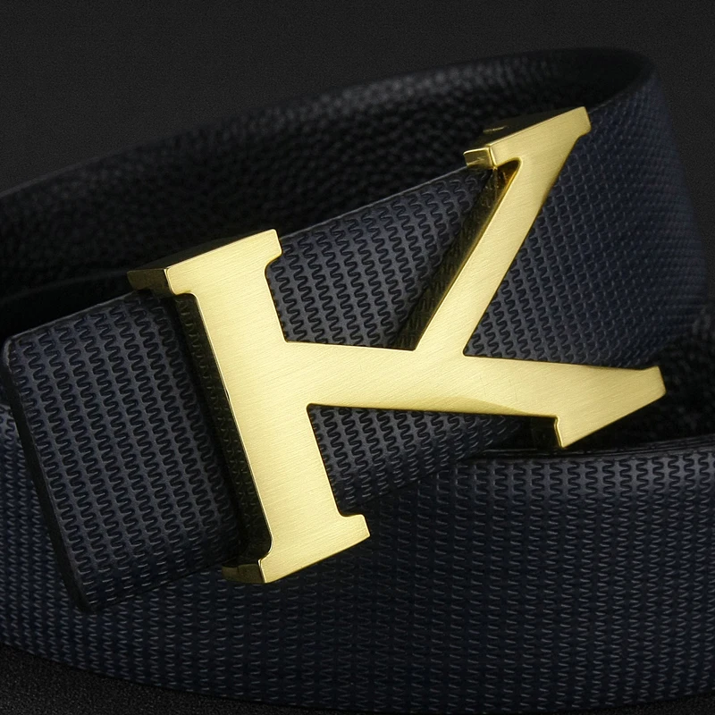 Высокое качество буквы K пряжка мужской дизайнерский ремень модный роскошный