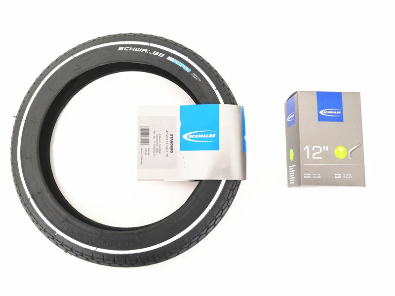 1 pair Schwalbe сверхлегкие шины для велотренажера 12 дюймов 203 балансировочный велосипед - Цвет: 1 pair