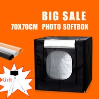 70x70x70cm 27 5 led lightbox for shooting tent portable photo box softbox lighting room for jewelry clothing dslr