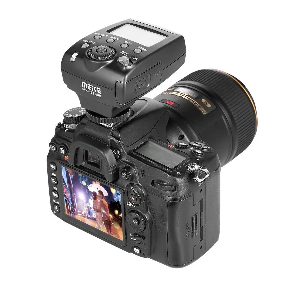 Многорежимный трансмиттер HSS Flash + 2 приемника для Nikon MK GT600N|flash transmitter|hss flashfor nikon |